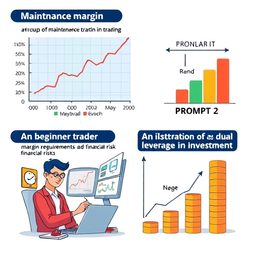 彩色插圖展示了交易中維持保證金的概念。