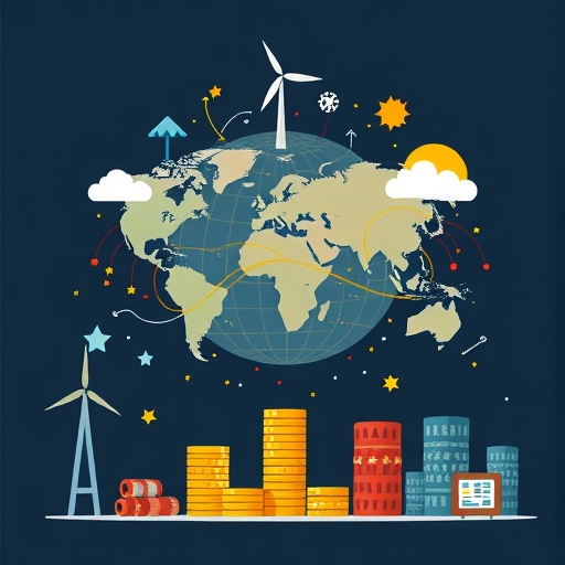 一位男人在分析金融市場