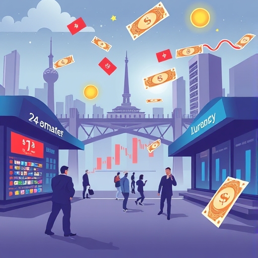呈現全球貨幣兌換市場的動態。