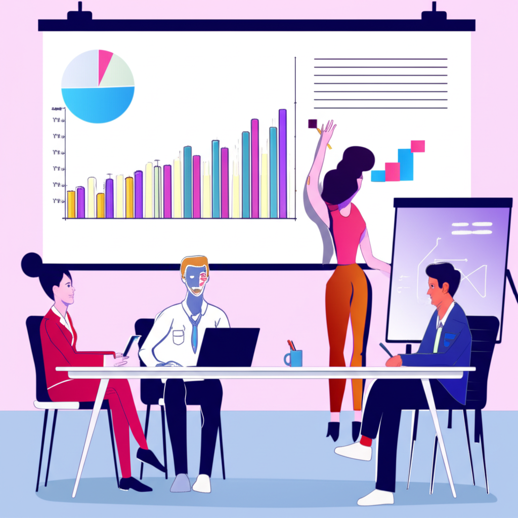 一張充滿活力的圖片,展示多元金融市場的精髓,包含股票、債券、加密貨幣和商品,背景有數據流與圖表,前景是不同人群專注觀察螢幕,傳達知情決策和機會感。