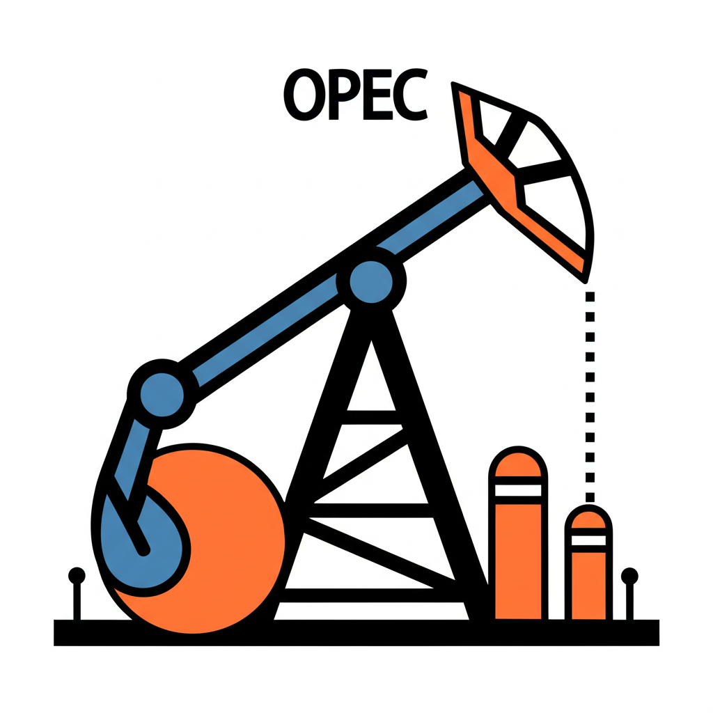 OPEC作為政府間組織,協調石油政策、穩定原油市場並確保供應充足與合理價格的插圖