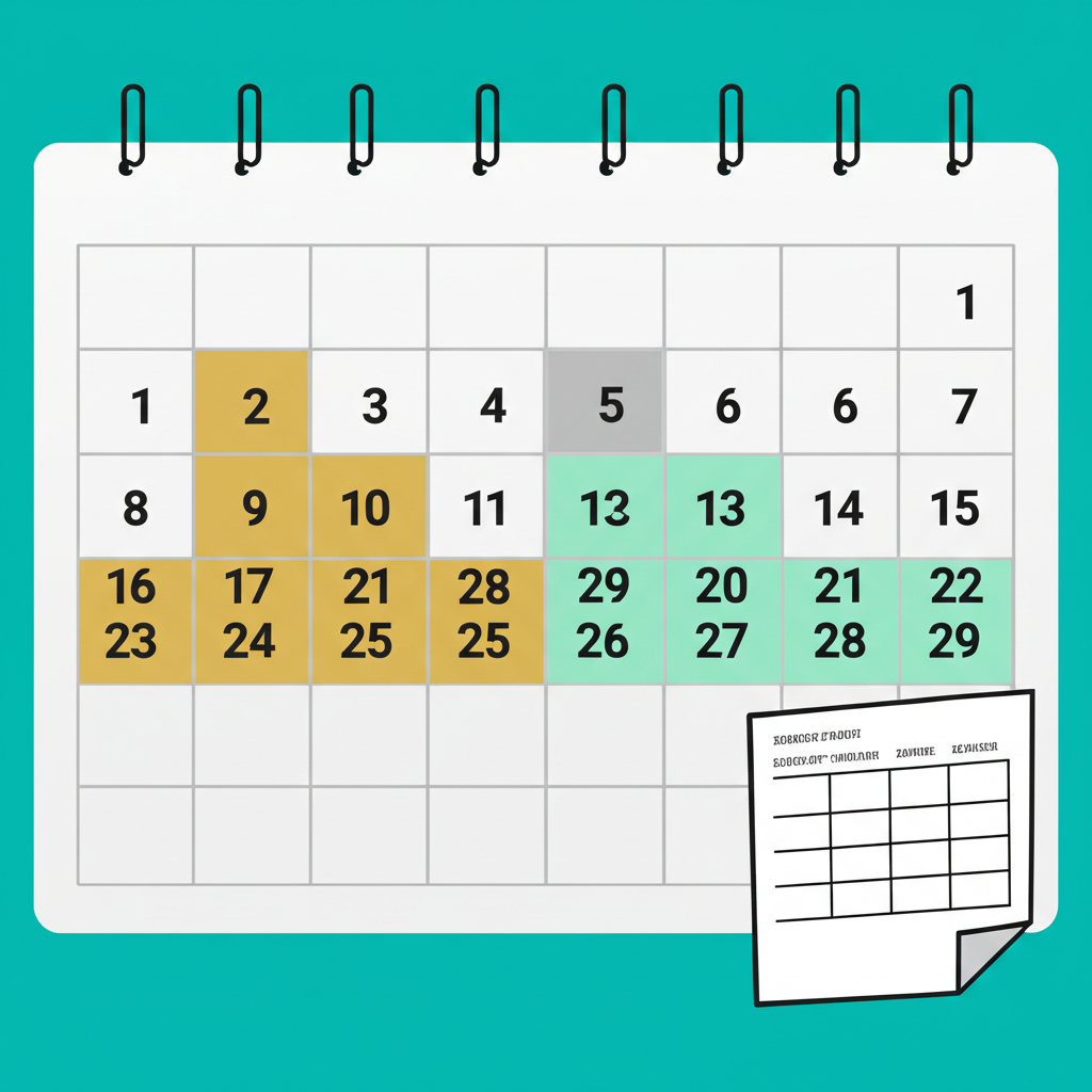 數字曆顯示失業率公布日期,區分夏令與冬令時區,並附小表格圖形