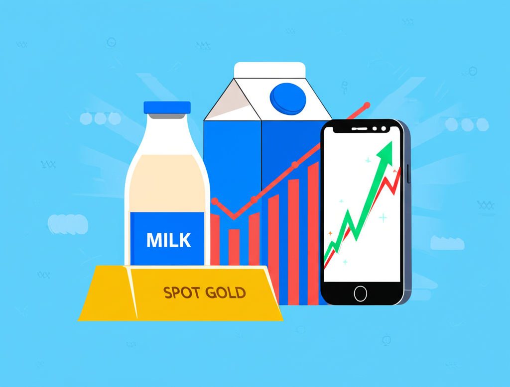 現貨商品與資產即時交付示意圖